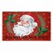 Better Not Pout Vintage Santa Printed Outdoor Door Floor Mat, 18x30, Made in USA - Holiday Ready